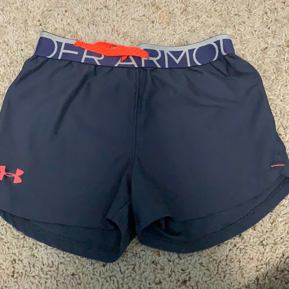 Girls Grey Under Armour Shorts